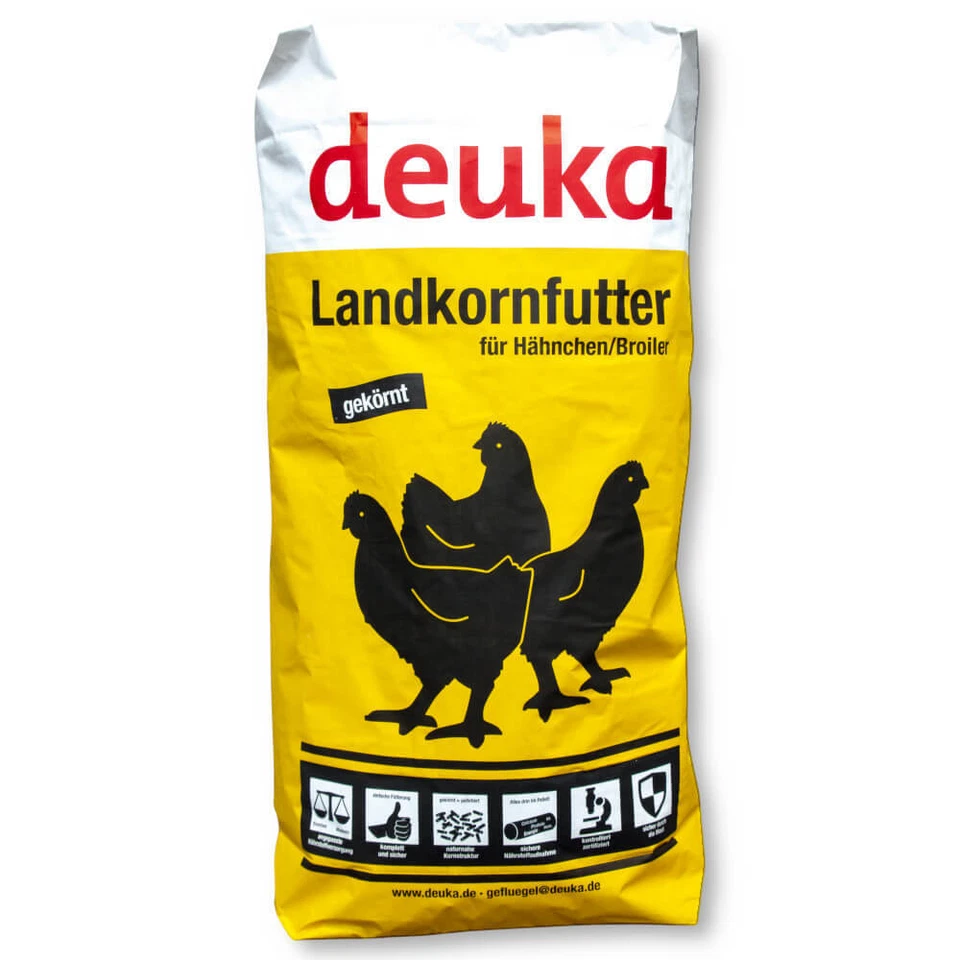Deuka Hähnchen Mastfutter Landkornmast 25 kg Geflügelfutter Hühnerfutter - Bild 2 von 4