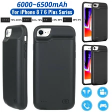 External Battery Case Charger For iPhone 8 7 6 Plus SE Power Bank Charging Cover