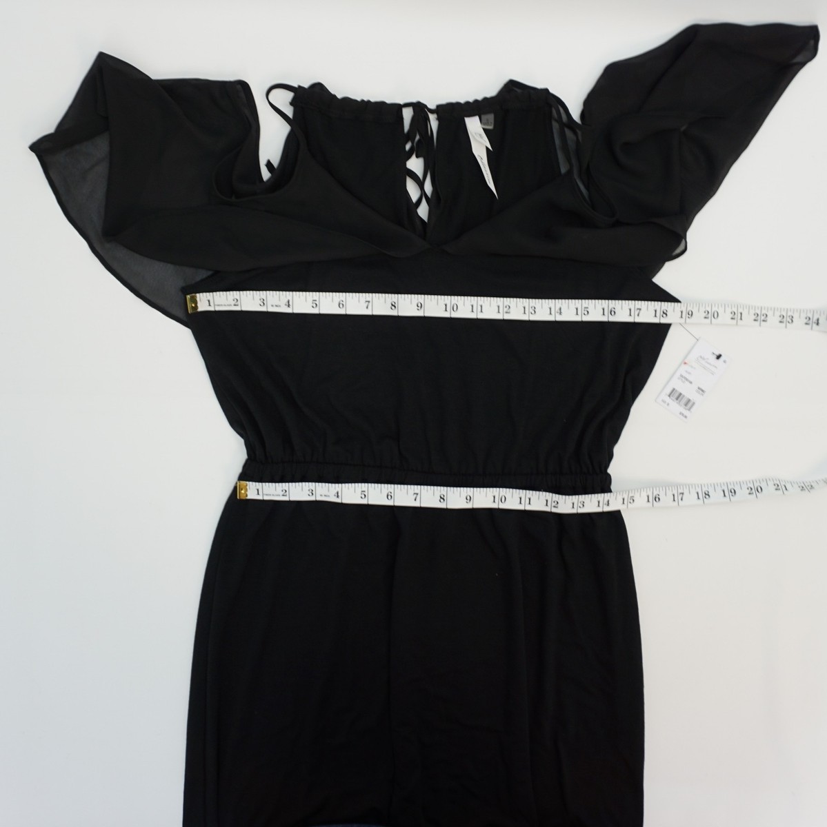 【美品未使用】ブラックドレス　コサージュ付き 2023 Black Vintage Midi Dress Elegant Women Dresses Square