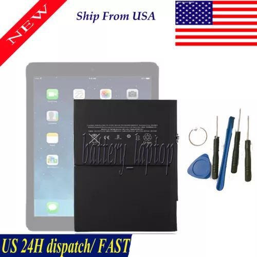 For iPad 7th/iPad 8th Gen A1484 A1474 A1822 A2197 A2200 8827 mAh Li-ion Battery