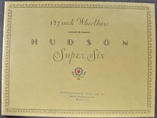 1928 Hudson Super Six Catalog Sedan Coach Coupe Victoria Excellent Original 28