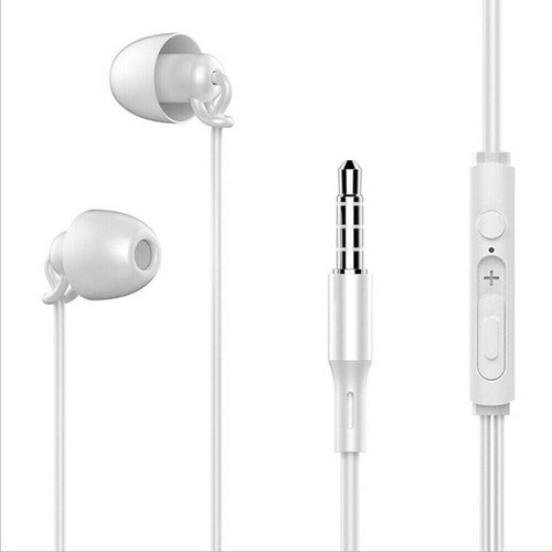 In-Ear Sleep Earphone Anti-Noise Ultra-Soft Headphones Earbuds Headset For Phone - Zdjęcie 23 z 25