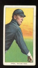 1909-11 T206 Baseball #376 Frank Owen VG