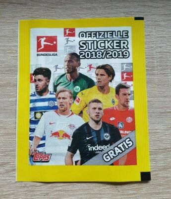 Topps 1 Tüte Bundesliga 2018 2019 Bustina Pochette Pack Panini Sancho Rookie ?