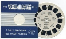 BRUSSELS Belgium 1953 Belgian-made View-Master Single Reel 1950