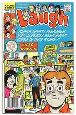 ARCHIE Comics, LAUGH #7, June 1988.  Archie and the Love of Video Movies.