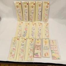 16 Pc Embroidered Christian Bookmarks Easter Read for Sizes