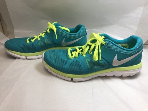 Nike Flex 2014 Run Mujer Verde Teal Zapatillas Para Correr 642767-300 Talla  9 | eBay