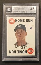 AARON JUDGE 2017 TOPPS TRANSCENDENT VIP PARTY HOME RUN - 45/87 - BECKETT 8.5 
