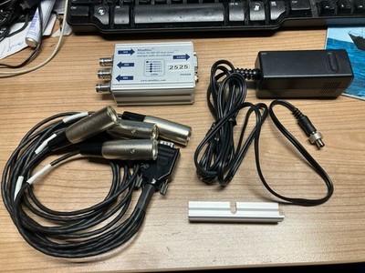 Miniblox 4262A SDI analogue audio dual stereo de-embedder with power supply
