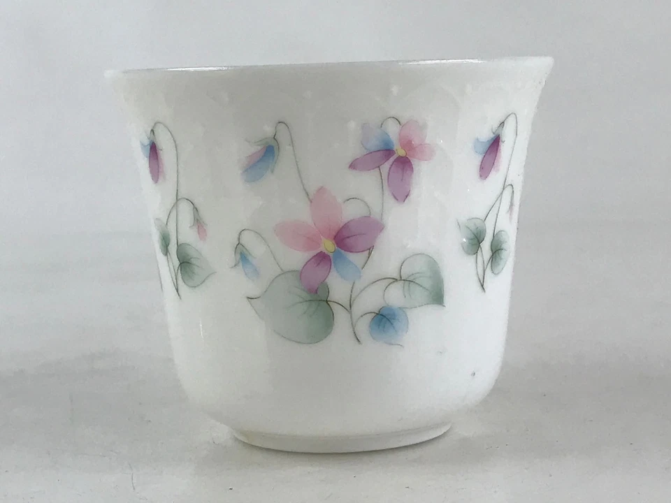Juego de platillos taza taza té porcelana japonesa de colección Nagoya cerámica Japón flor PY250 Foto 3 de 4