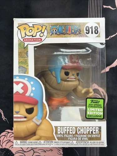Funko Pop! One Piece Buffed Chopper  2021 Spring Shared Con Exclusive Box Damage