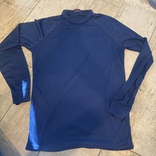 Vintage Patagonia Capilene Shirt Base Layer Womens M Navy Made in USA Outdoor