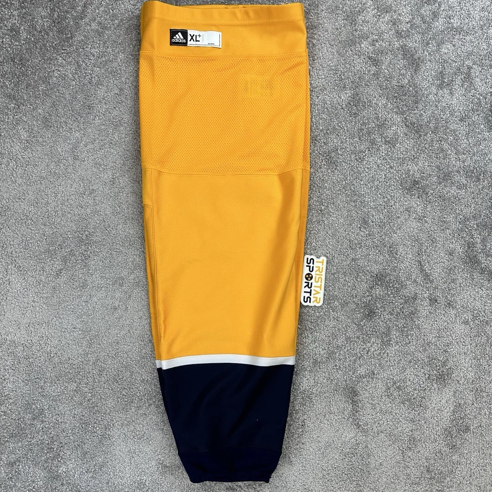 Calcetines de hockey Adidas NHL Nashville Predators Pro Stock para hombre talla XL+ edición del equipo Foto 4 de 4