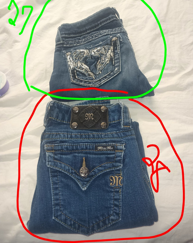 Miss Me Women's Dark Wash Blue Skinny Jeans Rhinestone Embellished Pockets