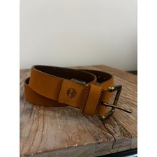 Timberland Logo Cut-To-Fit Belt Leather Brown