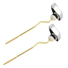 iFealClear 2PCS Brass Toilet Tank Flush Lever Replacement Compatible with TOT...