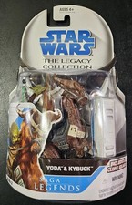 Star Wars The Legacy Collection Saga Legends SL2 Yoda & Kybuck Figures New MOC