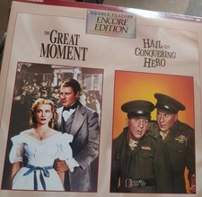 The Great Moment And Hail the Conquering Hero Encore Edition Laserdisc LD VG