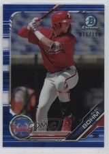 2019 Bowman Chrome Prospects Blue Refractor /150 Alec Bohm #BCP-163 12i0