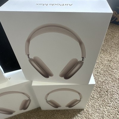Apple AirPods Max Over-Ear Headphones, Bluetooth, ANC, Mic, starlight (Boxed)