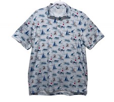 VINEYARD VINES ON THE GO SANKATY POLO SHIRT MENS MULTICOLOR SIZE LARGE