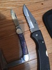 Pocket Knife Lot -Estate -Valor, Cuttin Horse, Ridge Runner & Maxam with Sheath — photo 4