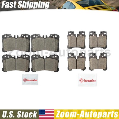 Brembo OE Front Rear Brake Pads Kit for 2007 - 2014 2015 2016 2017 Lexus LS460