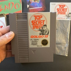 Golgo 13: Top Secret Episode (Nintendo Entertainment System NES) COMPLETE w/ Box