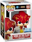 Funko Pop - DC x Sonic Vinyl Figure - Sonic As The Flash 593
