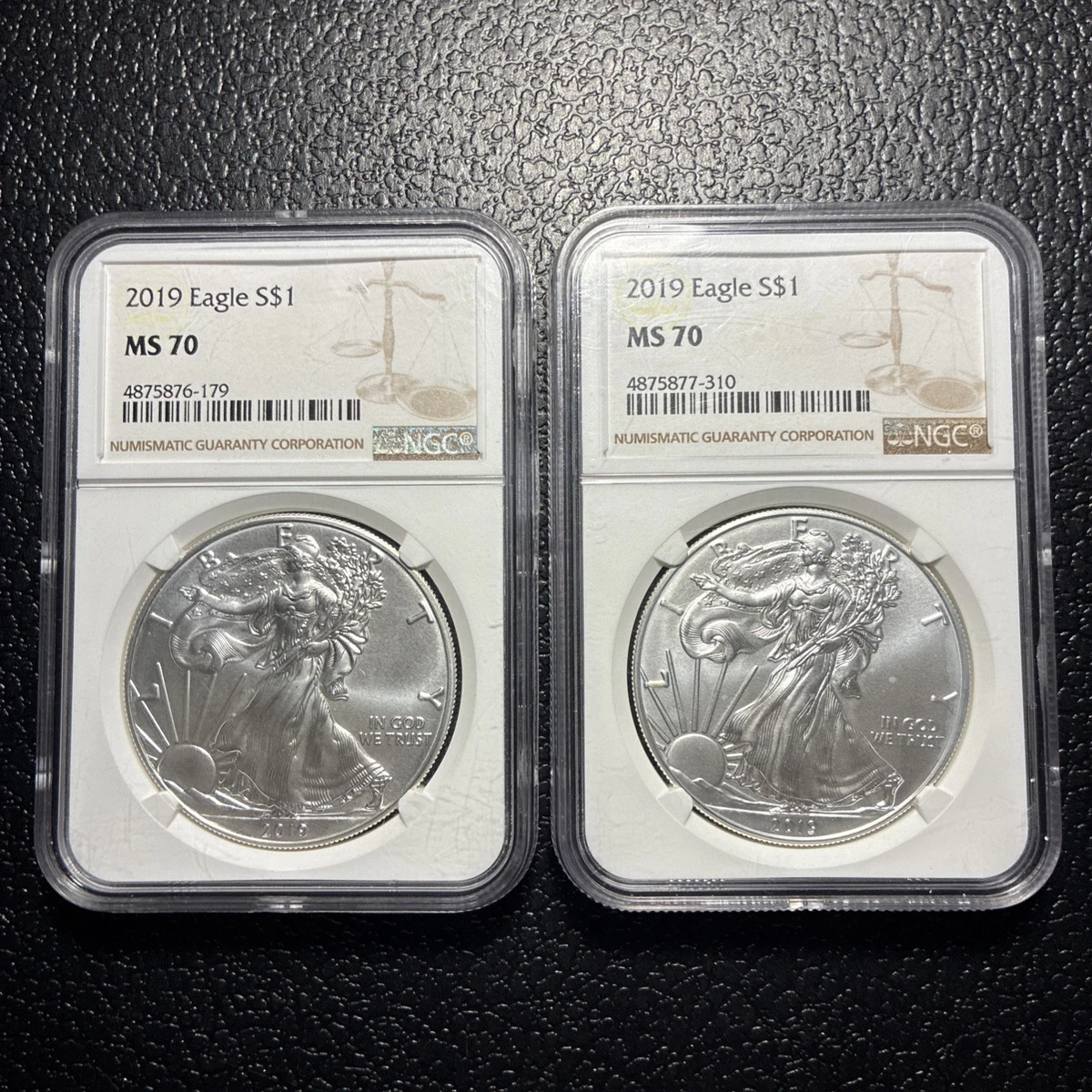 American Eagle MS 70 Graded 2019 Silver Bullion Coins for sale | eBay