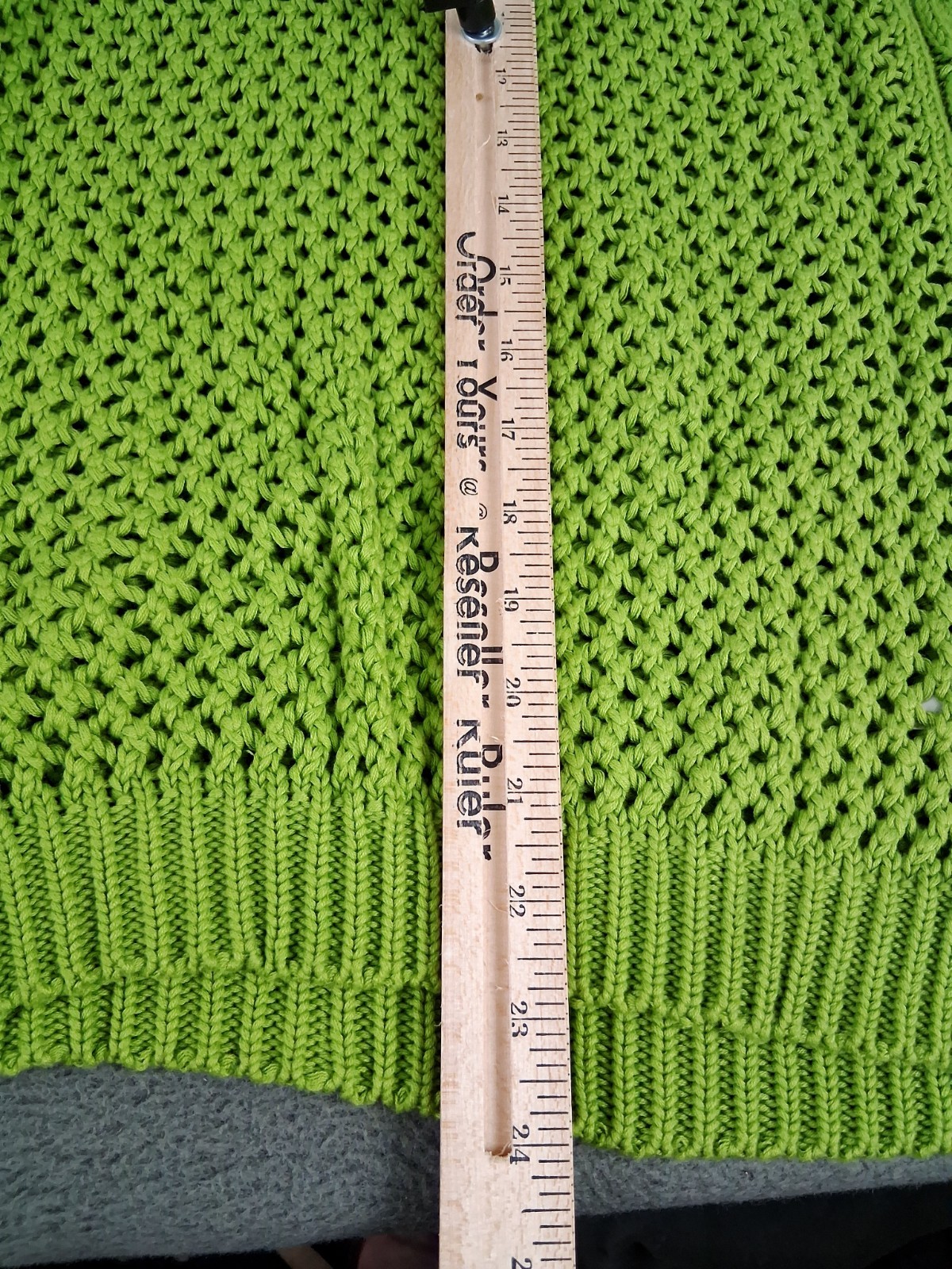 Fenn Wright Manson Sweater Medium Lime Green Open… - image 7