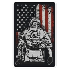 US Army Marine Flag - Vinyl Decal Sticker - Car Window Laptop - ebn7814