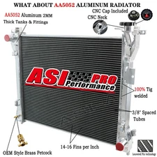 Aluminum Radiator Fit 08-2020,2012 DODGE GRAND CARAVAN VW ROUTAN 3.6 3.8 4.0L