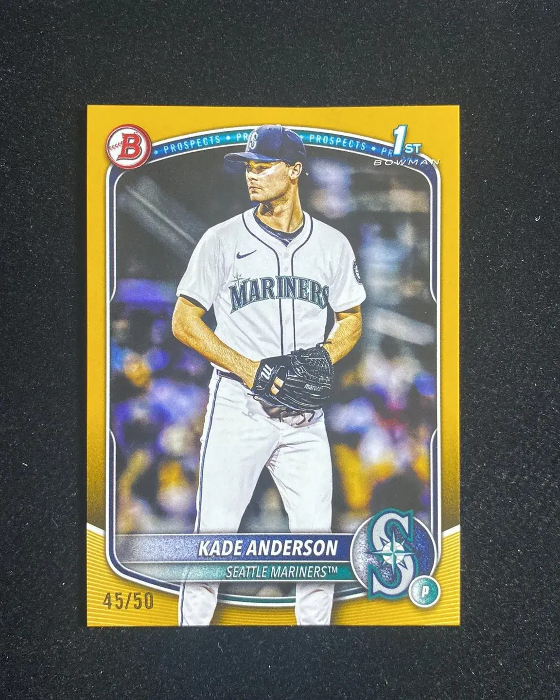 2025 Topps Bowman Draft Gold #BD-3 Kade Anderson 1st 45/50 Mariners QI95