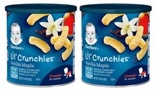 Gerber Lil' Crunchies Vanilla Maple 2 Pack