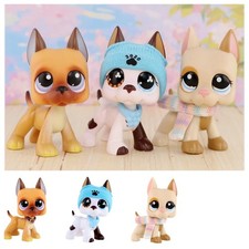 3Pc/Set Great Dane LPS Dog Toy for Girl Pet Figure Collectible Mini Dog Kid Gift