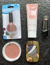 Makeup Cosmetics Lot Of 5 Nails Face Lips Eyes Loreal Ofra Purlisse Artmatic New