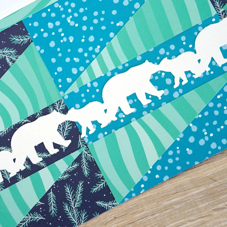 Creative Memories Polar Bears Decorative Border Punch NEW - Image 2 of 4