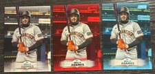 2025 Willy Adames Topps Stadium Club Red & Light Blue Foil & Base #112