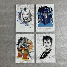 Doctor Who Fridge Magnet Set Lot Tenth Doctor - Police Box Dalek Tardis 2013