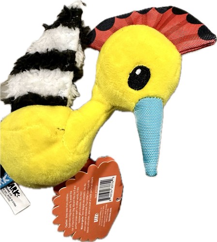 Bark Box Haja Hoopoe Dog Toy Madagascar Unleashed Animal Squeak Crinkle XS-S NEW - Picture 17 of 19