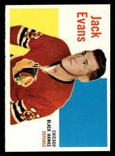 1960 Topps Hockey #30 Jack Evans NM/MT