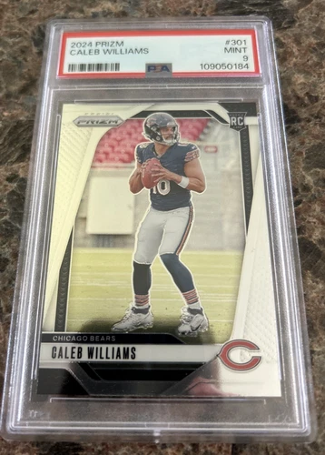 2024 PANINI PRIZM #301 CALEB WILLIAMS ROOKIE RC PSA 9