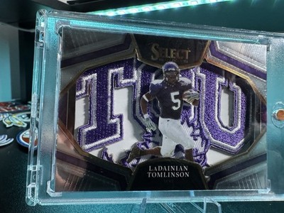 Ladainian Tomlinson 2023 Panini Select Draft Picks TCU Custom Logo Patch   