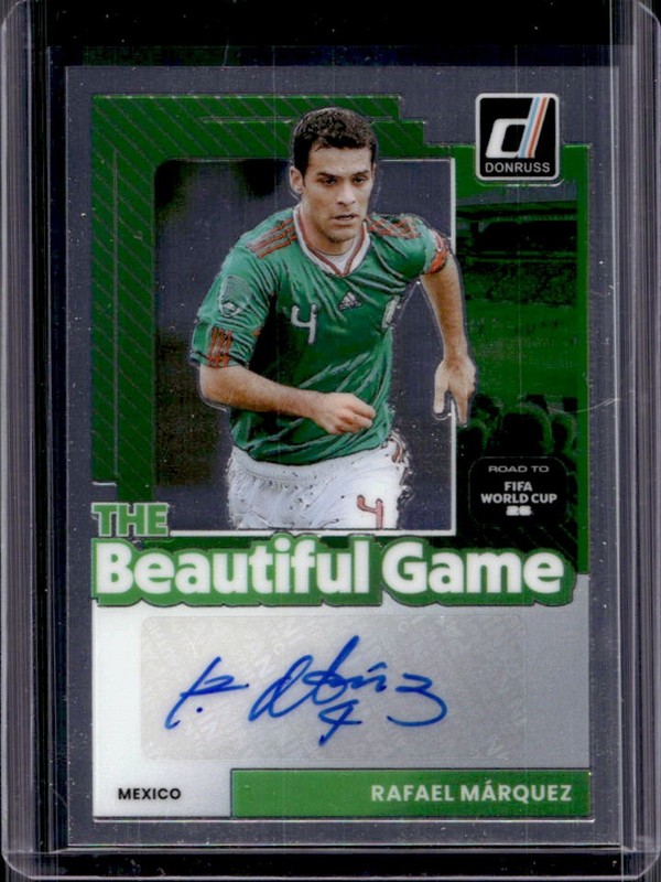 2025-26 Donruss Road to World Cup 26' Rafael Marquez Beautiful Game Auto #BG-RM