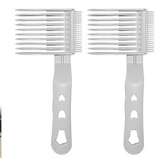 2Pack Blend Friend Fade Comb,Professional Barber Comb for Men Haircut Hair Fade