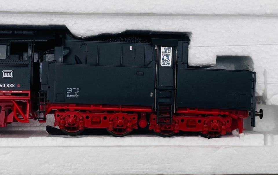 ROCO Digital 69288 Decapod Br 50 DB BO Steam Locomotive & Tender Black HO Scale - Image 4 of 4