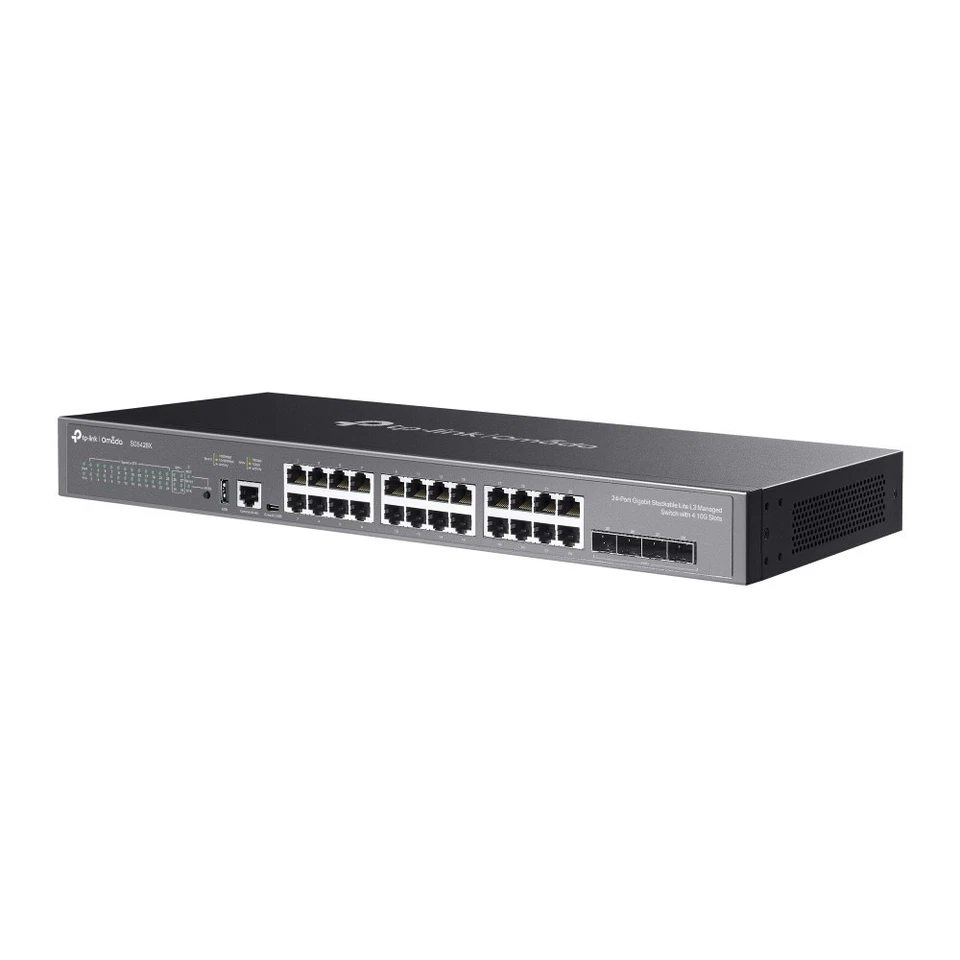 TP-Link SG5428X | Omada 24-Port Gigabit Stackable Lite L3 Managed Switch - Image 3 of 4