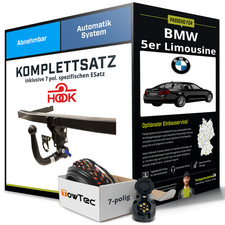 F�r BMW 5er Limousine Typ F10 Anh�ngerkupplung abnehmbar +eSatz 7pol 14- NEU